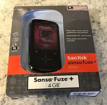 SanDisk Sansa Fuze+ Blue 4 GB Digital Media MP3 WMA Player SDMX20R-004GK... - $1,986.59 MXN