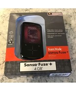 SanDisk Sansa Fuze+ Blue 4 GB Digital Media MP3 WMA Player SDMX20R-004GK... - $1,986.59 MXN