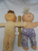 Vintage lot of 2 Hasbro Cabbage Patch Kids Dolls vsigned Xavier Roberts Cloth  - £11.18 GBP