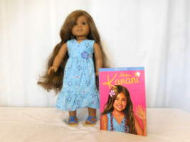 American Girl Doll Kanani With Dress  Retired Girl of the Year 2011 + Book - $103.97