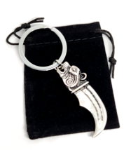 Griffe d&#39;ours porte-clés porte-clés dieu païen nordique Odin Thor icône... - £9.90 GBP