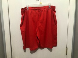 Under Armour Tech Mesh Shorts Red 2XL Drawstring Waist - $11.87