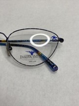 Vtg New Dakota Smith Eyeglasses 1438 Abilene Antique Blue 3392 50-20-135... - $36.00