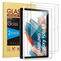 [2 Pack] Screen Protector For Samsung Galaxy Tab A8 10.5 Inch 2022 Tempered Glas - £14.05 GBP