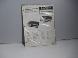 Sanyo VCR4200/4300    Original Service Manual - $2.96