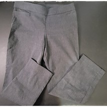 Briggs 12 petite gray straight leg elastic waist pants - $12.00