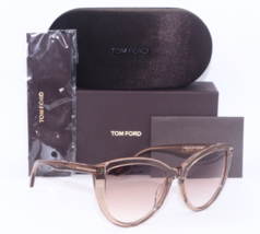 New Tom Ford Tf 915 45G ISABELLA-02 Clear Pink Lens Gradient Sunglasses 56-18 - £298.95 GBP