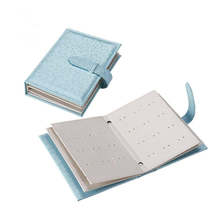 Blue Notebook Earring Storage Jewelry Box - £15.17 GBP