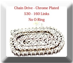 Chrome 530x160 links Drive Chain Extended Swingram Yamaha SR TX XJ XS1-2 YX YZF - £104.42 GBP