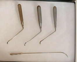 Antique Surgery Grieshaber Schmid Caswell W. Ford Urology Medical Tools 4 Lot - £28.38 GBP