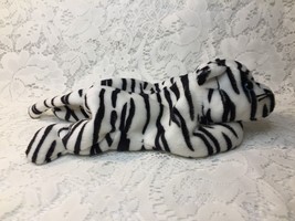 TY Beanie Baby Original Blizzard White Tiger Plush Stuffed Animal Toy - £3.02 GBP