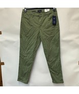 Charter Club Womens 14 Olive Green Skinny Leg Ankle Jeans NWD AI32 - €17,92 EUR