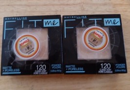 2 Fit Me Matte + Poreless Pressed Face Powder Makeup  Classic Ivory (W1/2) - $26.72