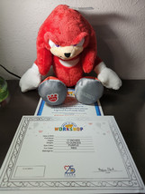 Sonic The Hedgehog Knuckles Build a Bear Workshop Plushie Sega Brand New - £48.22 GBP