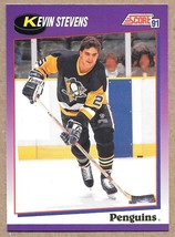 1991-92 Score American #248 Kevin Stevens Pittsburgh Penguins - £1.48 GBP