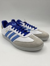 Adidas Samba Messi White Blue Gold ID3550 Men’s Sizes 8.5-12 - $98.96