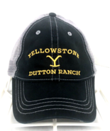 Yellowstone Dutton Ranch Hat Mesh Strapback Cap Black Gray Adjustable RN... - £11.88 GBP