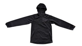  Spyder ProWeb Active Men’s Hooded 1/4 Zip RipStop Black Tech Jacket SZ- L - $31.35