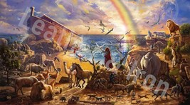 New Noah&#39;s Ark Rainbow Design Checkbook Cover - $9.95