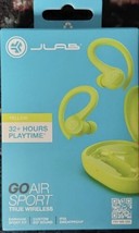 JLab Go Air Sport True Wireless Bluetooth Headphones - Neon Yellow green - £15.78 GBP