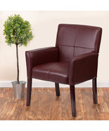 Burgundy Leather Side Chair BT-353-BURG-GG - $234.54 CAD