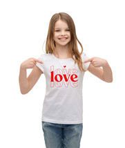 Love T-Shirt, Love T-Shirt for Girls, Valentines Day Shirt for Girls, Lo... - $16.78+