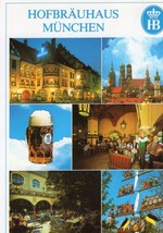 Vintage German Unposted Postcard Hofbrauhaus Munchen Hotel - £11.85 GBP