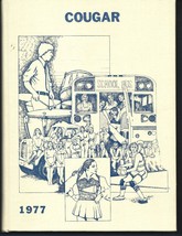 1976-77 Cougar Yearbook- Buna HS-Buna, TX-Unsigned, Excellent Condition - £29.24 GBP