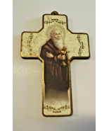 Saint Benedict 5&quot; Wood Cross, New #AB-271-R2 - $127.86 MXN