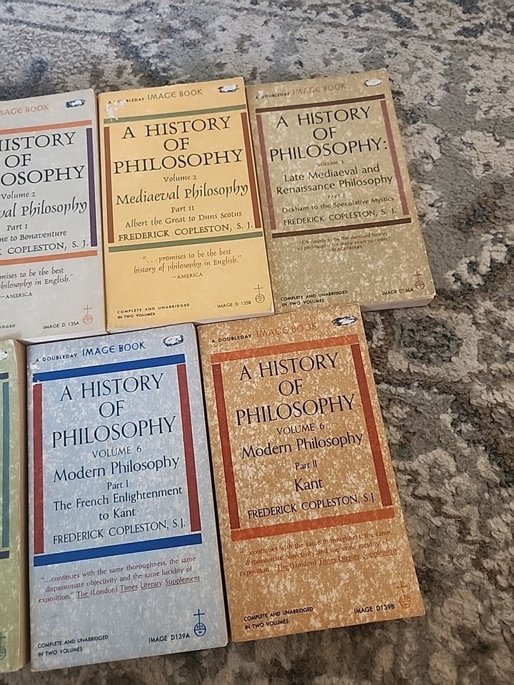 RARE SET A HISTORY OF PHILOSOPHY - Frederick Copleston, S.J.  (7books) Item image 4