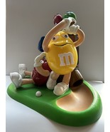 M &amp; M M&amp;M&#39;s Candy Golf Collectible Dispenser Yellow Red Green Blue in Box - £14.94 GBP