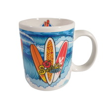 Hawaiian Surfboard Surfs Up Coffee Mug Cup Islander Group Collectable Ceramic - £18.68 GBP