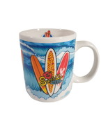 Hawaiian Surfboard Surfs Up Coffee Mug Cup Islander Group Collectable Ce... - £18.47 GBP