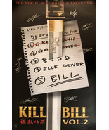 KILL BILL SIGNED POSTER - $3,301.94 MXN