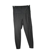 Dark Gray Capri Leggings Medium Yoga Pants American Eagle Heather Workout - $21.78