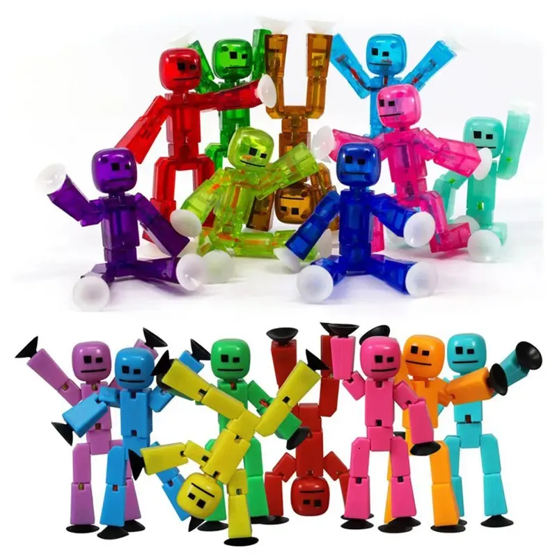 1pc Sticky Robot Action Figures Toy with Sucker Deformable Animals Figure - £9.64 GBP+