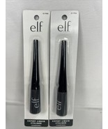 (2) e.l.f. Charcoal Expert Liquid Eyeliner Extra-Fine Brush Tip COMBINE ... - $11.15 CAD