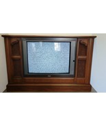 1993 RCA 27&quot; Wood Grain ColorTrak Plus Console TV A/V S-Video Tube CRT T... - $1,088.99
