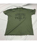 Fanatics Tennessee Vols T-Shirt Green Short Sleeve Crew Neck Graphic Pri... - £11.73 GBP
