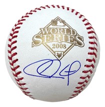 Chase Utley Signed Philadelphia Phillies 2008 World Series Baseball Fanatics - £298.46 GBP