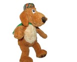 Kohls cares for kids Dr. Seuss Plush Go dog Go plaid hat green scarf sha... - $8.31