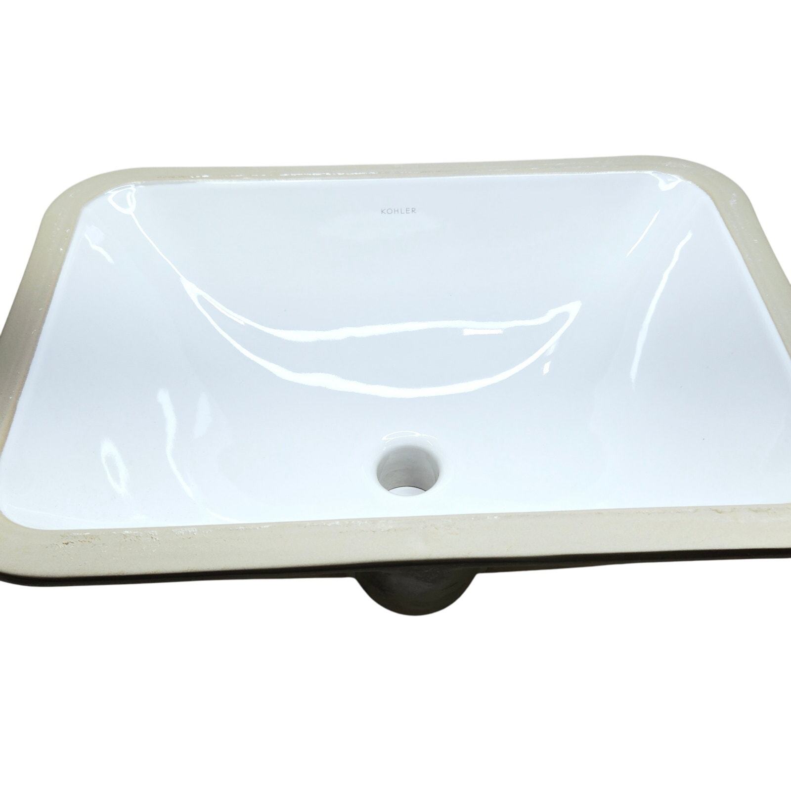 Kohler 20000-0 Caxton Rectangle 20-1/4&quot; Undermount Bath Sink w/Overflow ... - $81.90