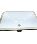 Kohler 20000-0 Caxton Rectangle 20-1/4&quot; Undermount Bath Sink w/Overflow ... - $112.01 CAD