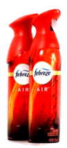 2 Count Febreze Air 8.8 OPz Ember Mandarin Amber Lava Odor Eliminator Spray - £22.30 GBP