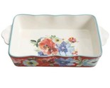 Pioneer Woman ~ Spring Bouquet ~ 12&quot; x 8.5&quot; Rectangular Baking Dish ~ St... - £29.55 GBP