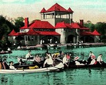 Detroit Michigan MI Bell Isle Upper Pavilion 1910s Vtg Postcard UNP - $3.91