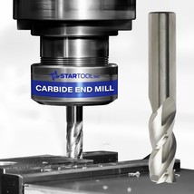 Carbide Square End Mill - Submicron Grain For Aluminum/Non-Ferrous, 1233... - $52.95