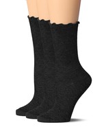 Tipi Toe Womens 3 Pairs Multicolors Lace Ruffle Socks Turn-Cuff Solid Le... - $9.79+