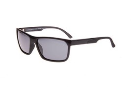 New Runway Sunwear RS-654 Shiny Black Polarized Sunglasses with Grey Lenses - $59.35
