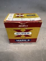 Vintage Western Super X Mark 5 Empty Ammo Box 12 Gauge Cartridge Hunting Outdoor - £20.72 GBP